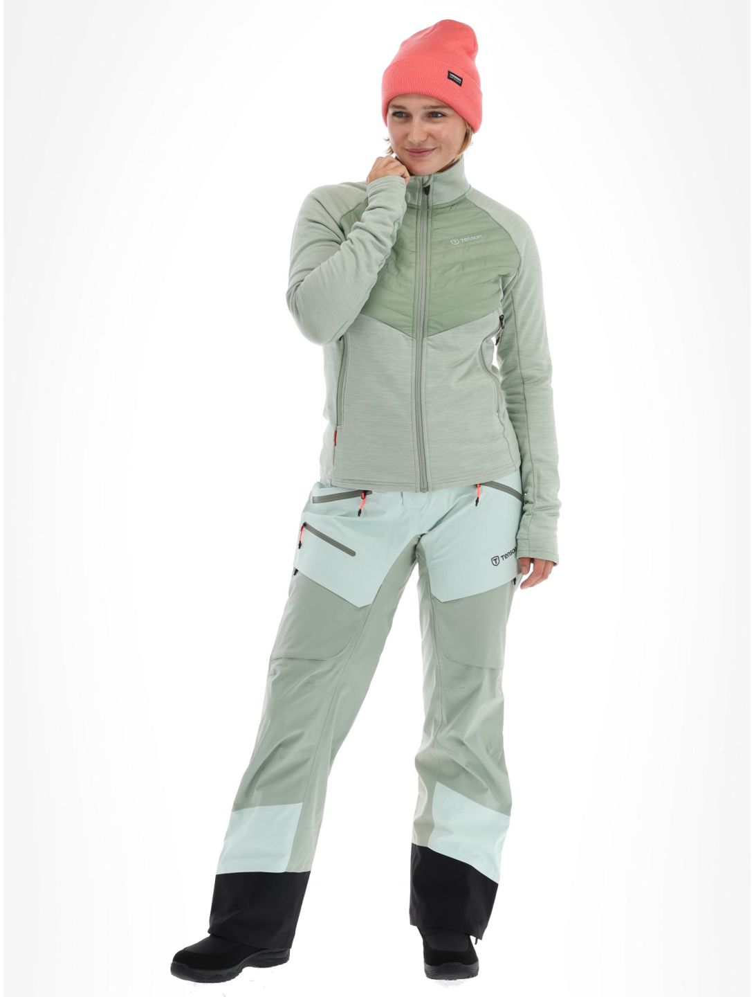 Tenson, Touring Midlayer gilet femmes Light Green vert 