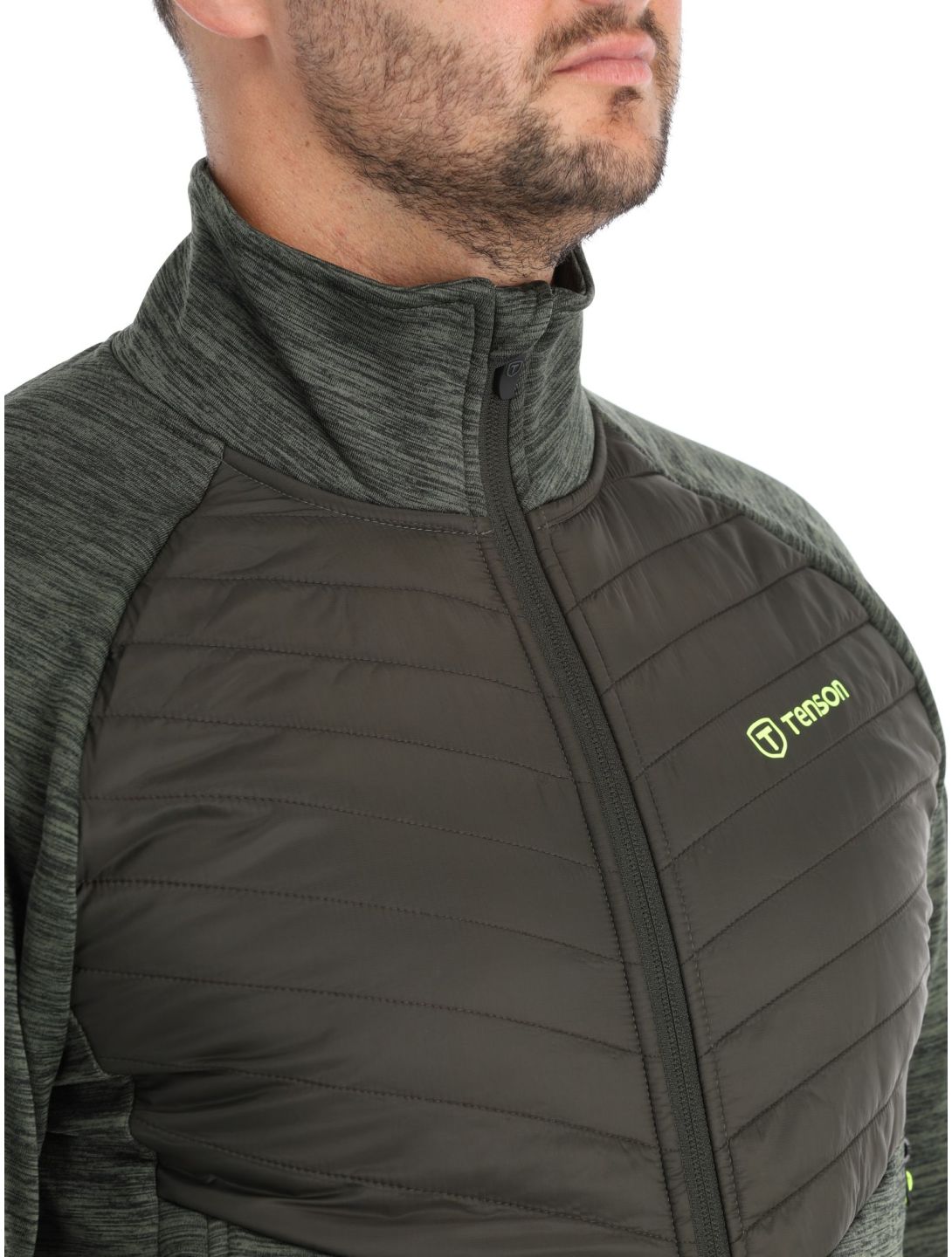 Tenson, Touring Midlayer gilet hommes Dark Olive vert 