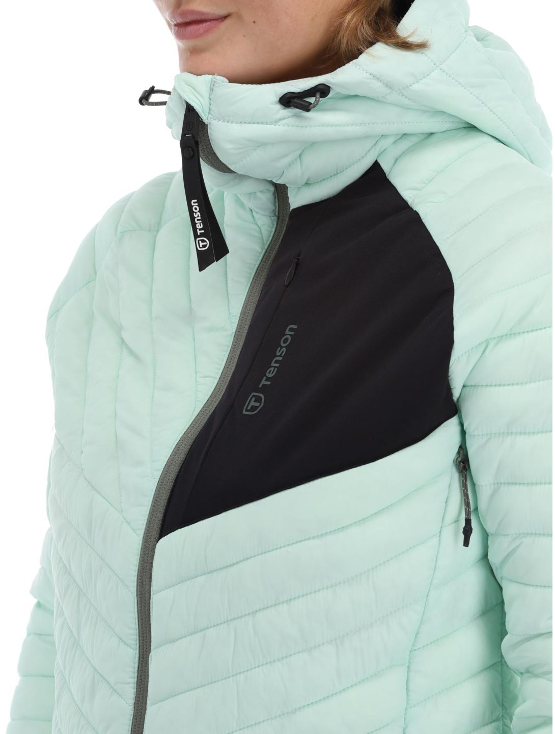 Tenson, Touring Puffer doudoune femmes Light Green vert 