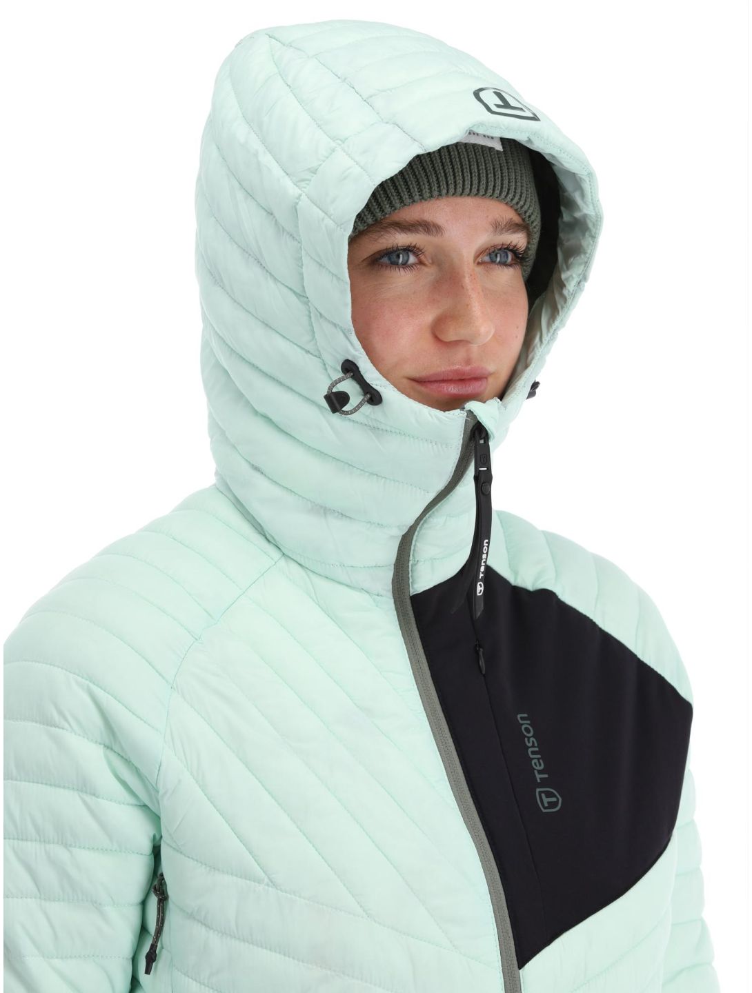 Tenson, Touring Puffer doudoune femmes Light Green vert 