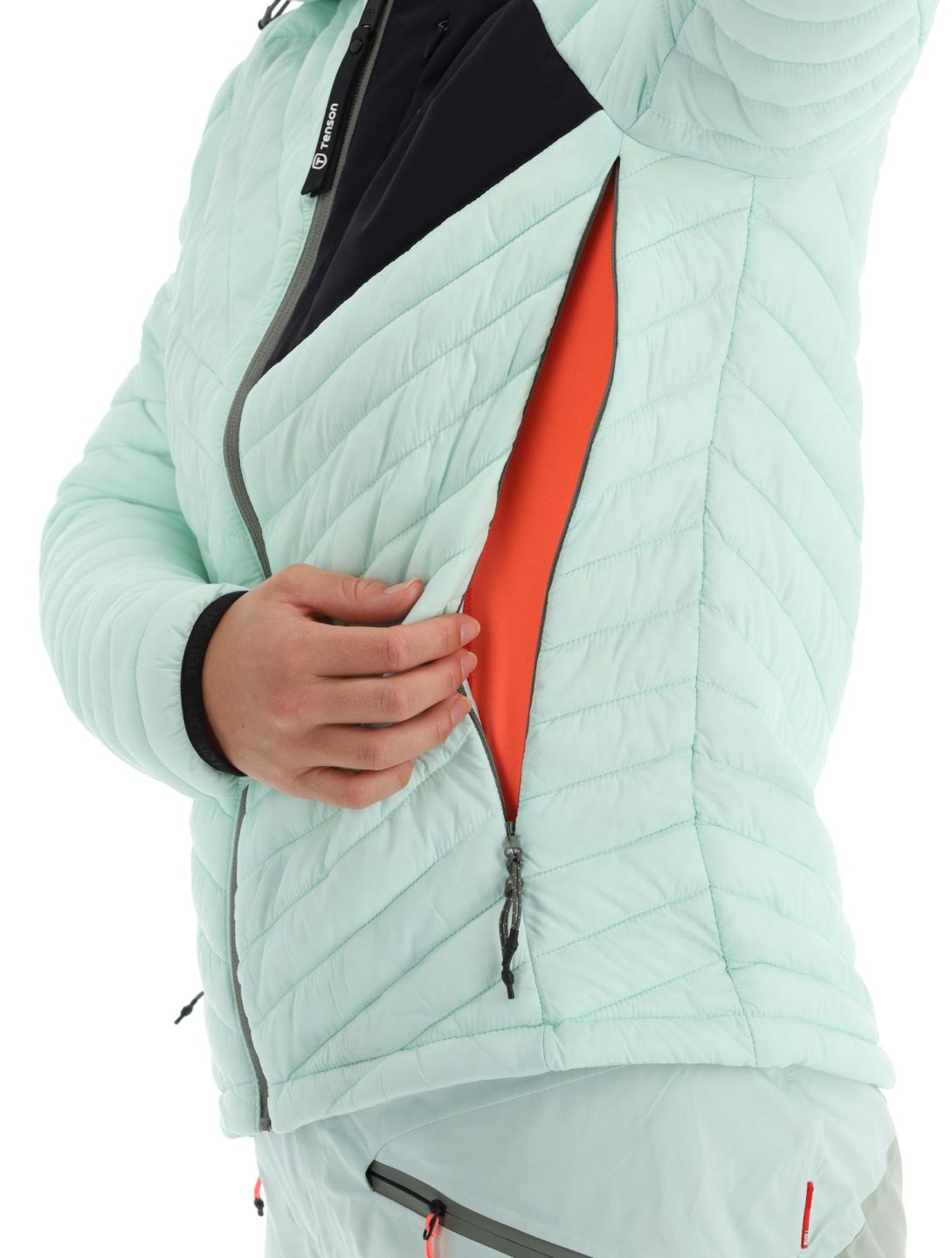 Tenson, Touring Puffer doudoune femmes Light Green vert 