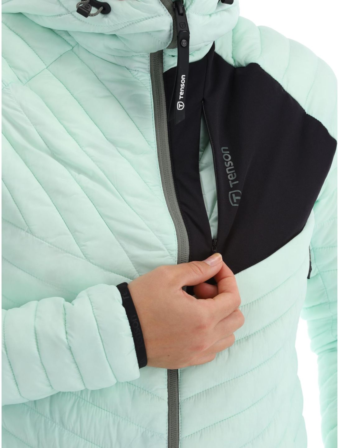 Tenson, Touring Puffer doudoune femmes Light Green vert 