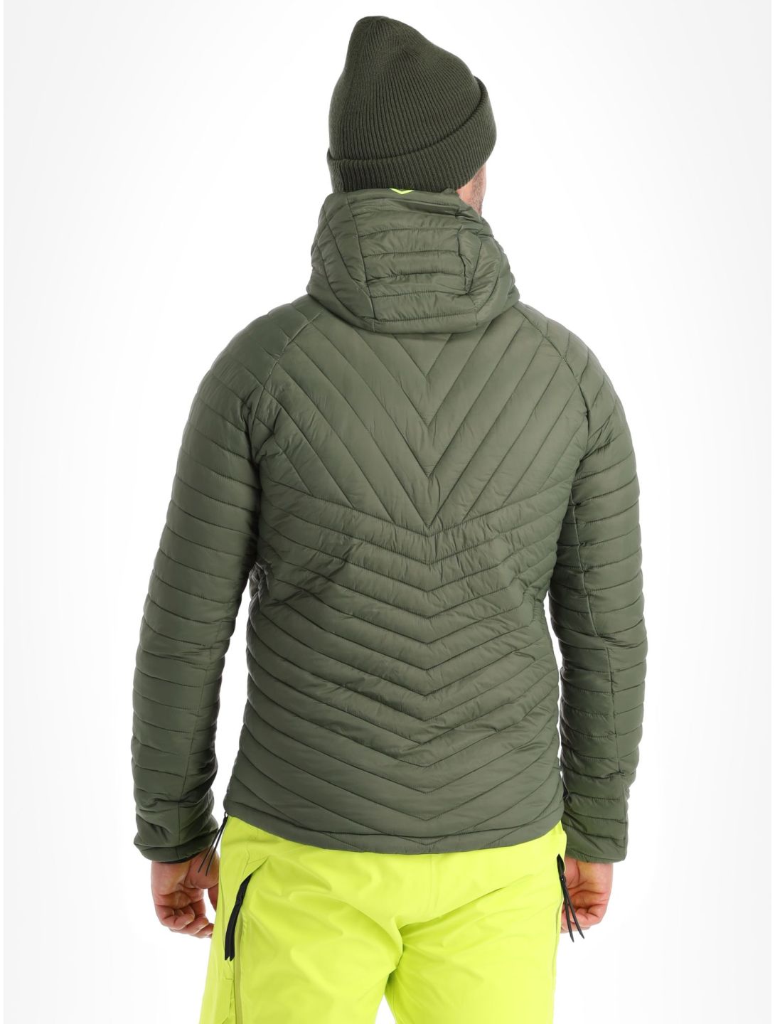 Tenson, Touring Puffer doudoune hommes Dark Olive vert 