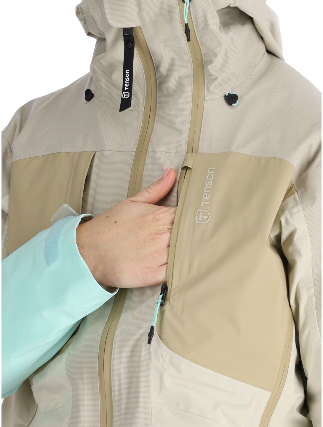 Tenson, Touring Shell veste de ski femmes Light Beige beige 