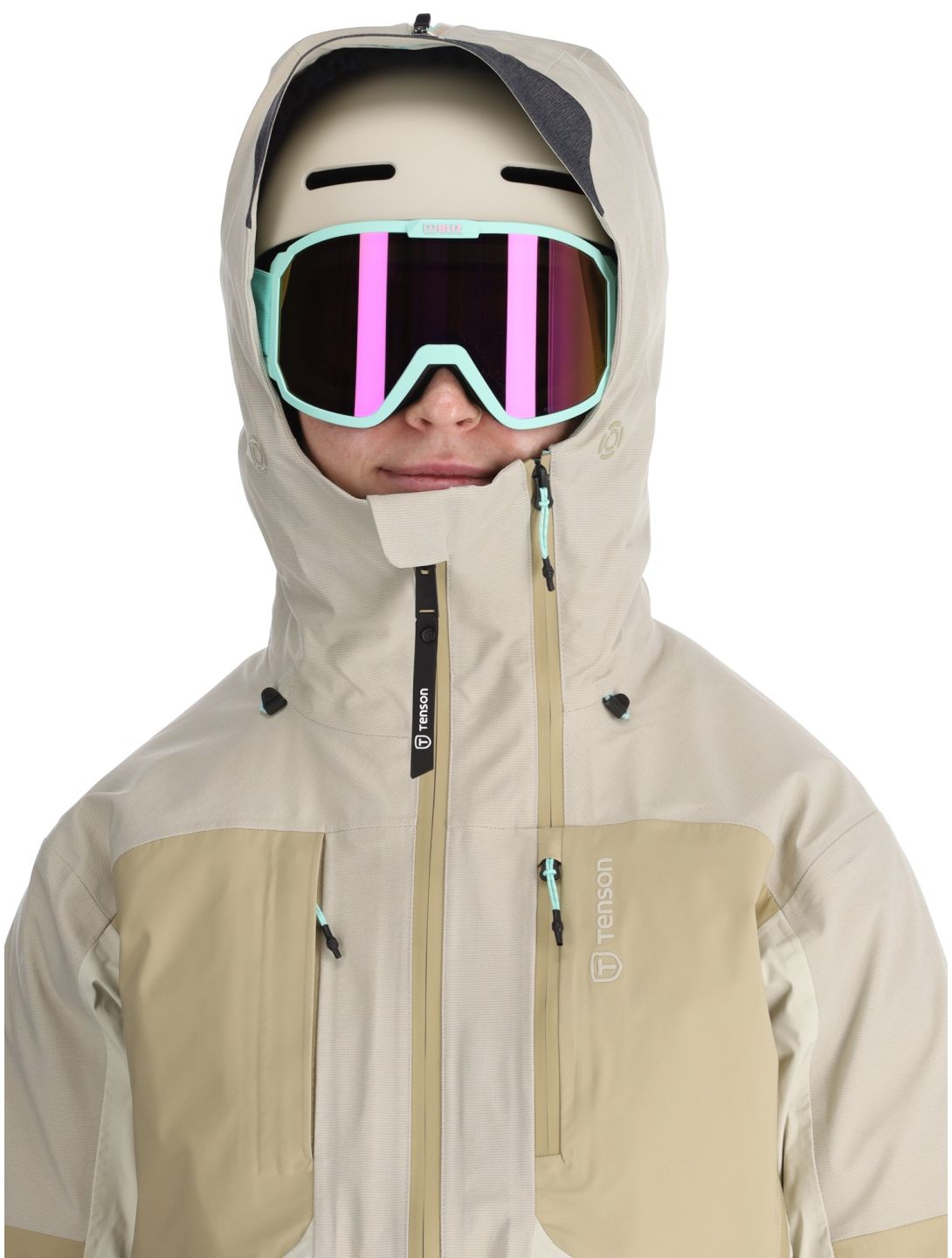 Tenson, Touring Shell veste de ski femmes Light Beige beige 