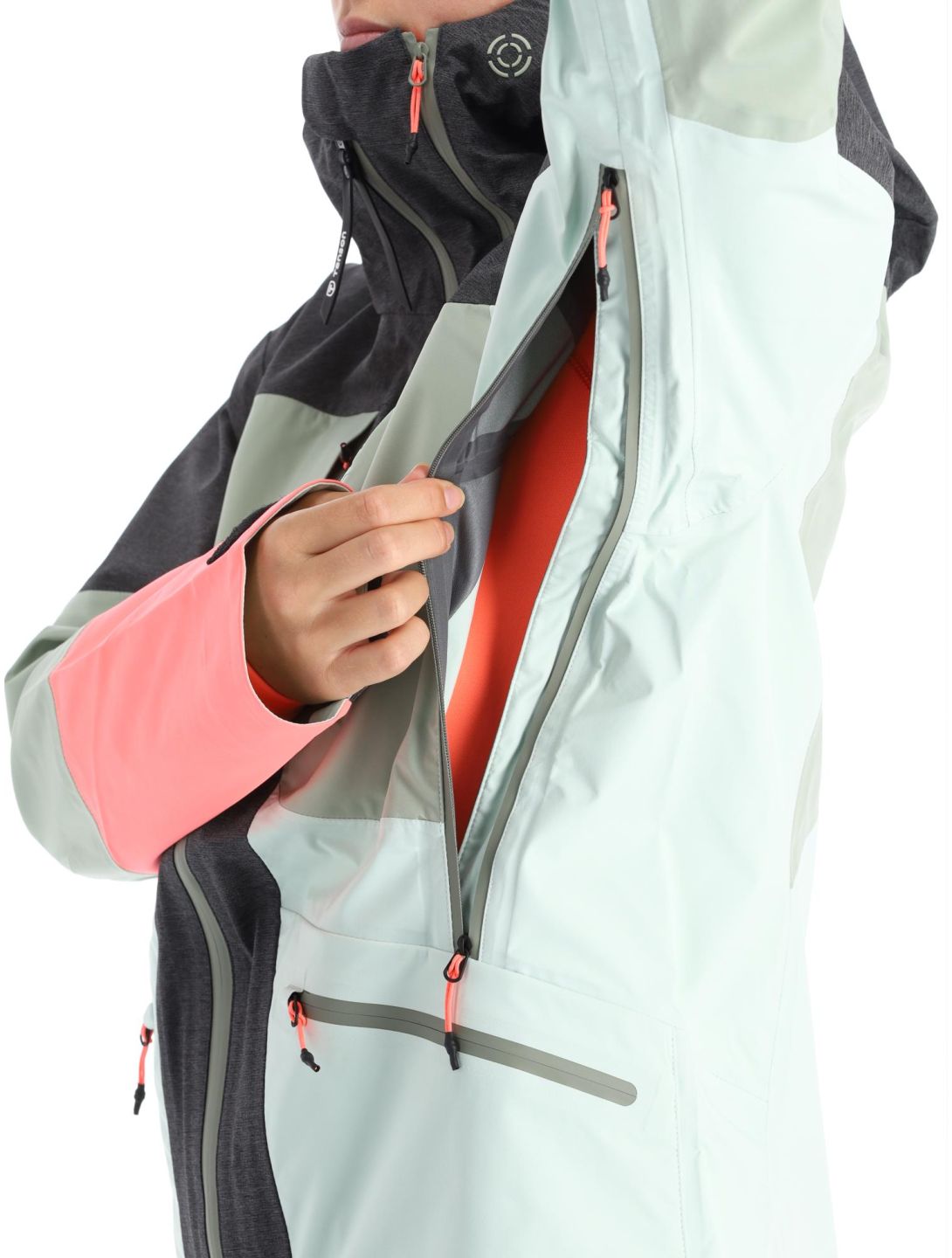 Tenson, Touring Shell veste de ski femmes Light Green vert 