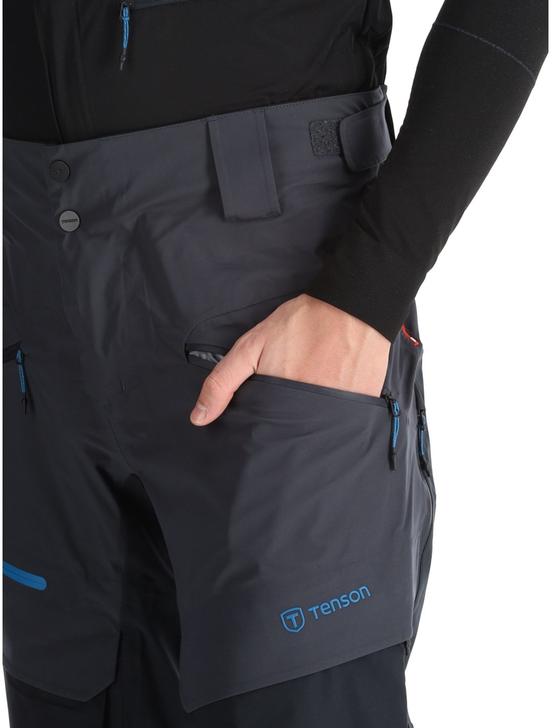 Tenson, Touring Shell pantalon de ski à coque dure hommes Anthracite gris 