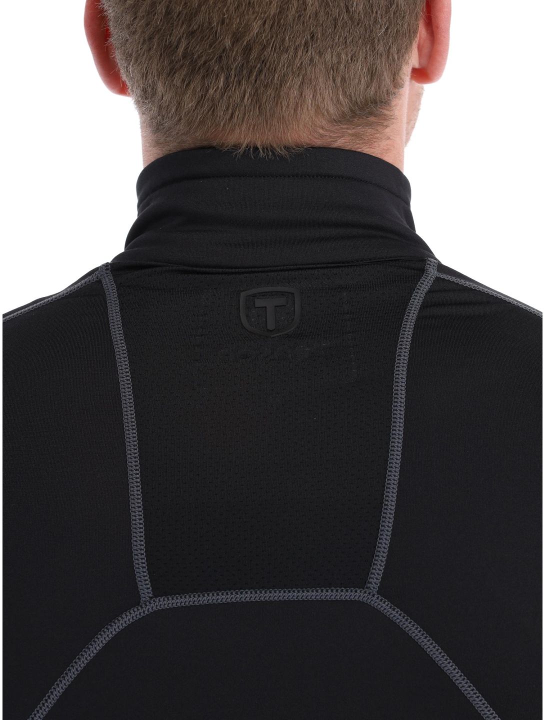 Tenson, TXlite Half Zip pull de ski hommes Black noir 