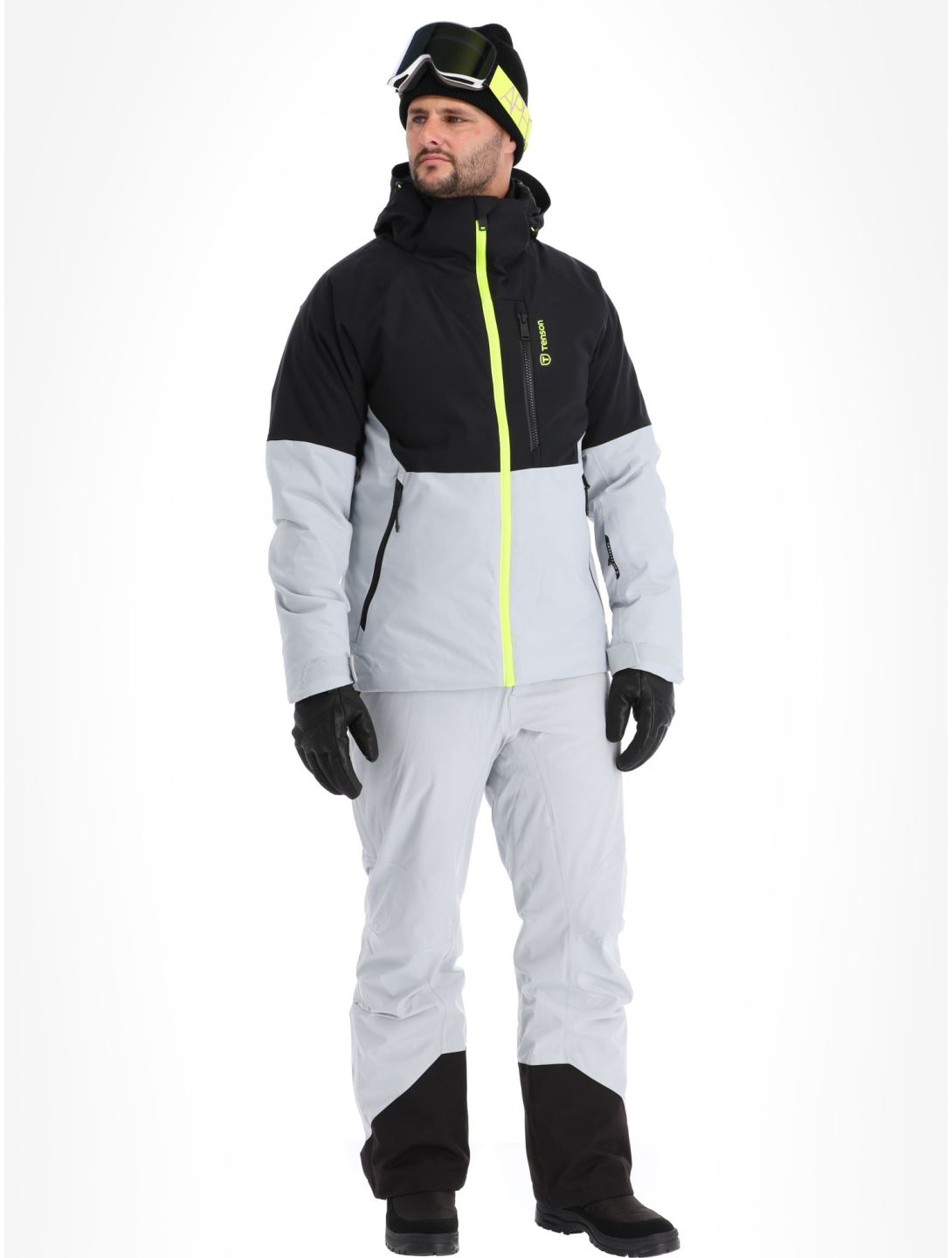 Tenson, Yoke MPC Extreme veste de ski hommes Light Grey gris 