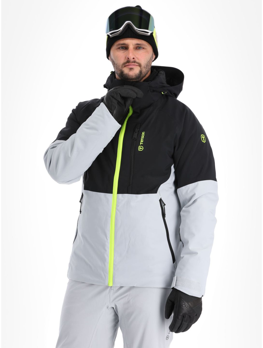 Tenson, Yoke MPC Extreme veste de ski hommes Light Grey gris 