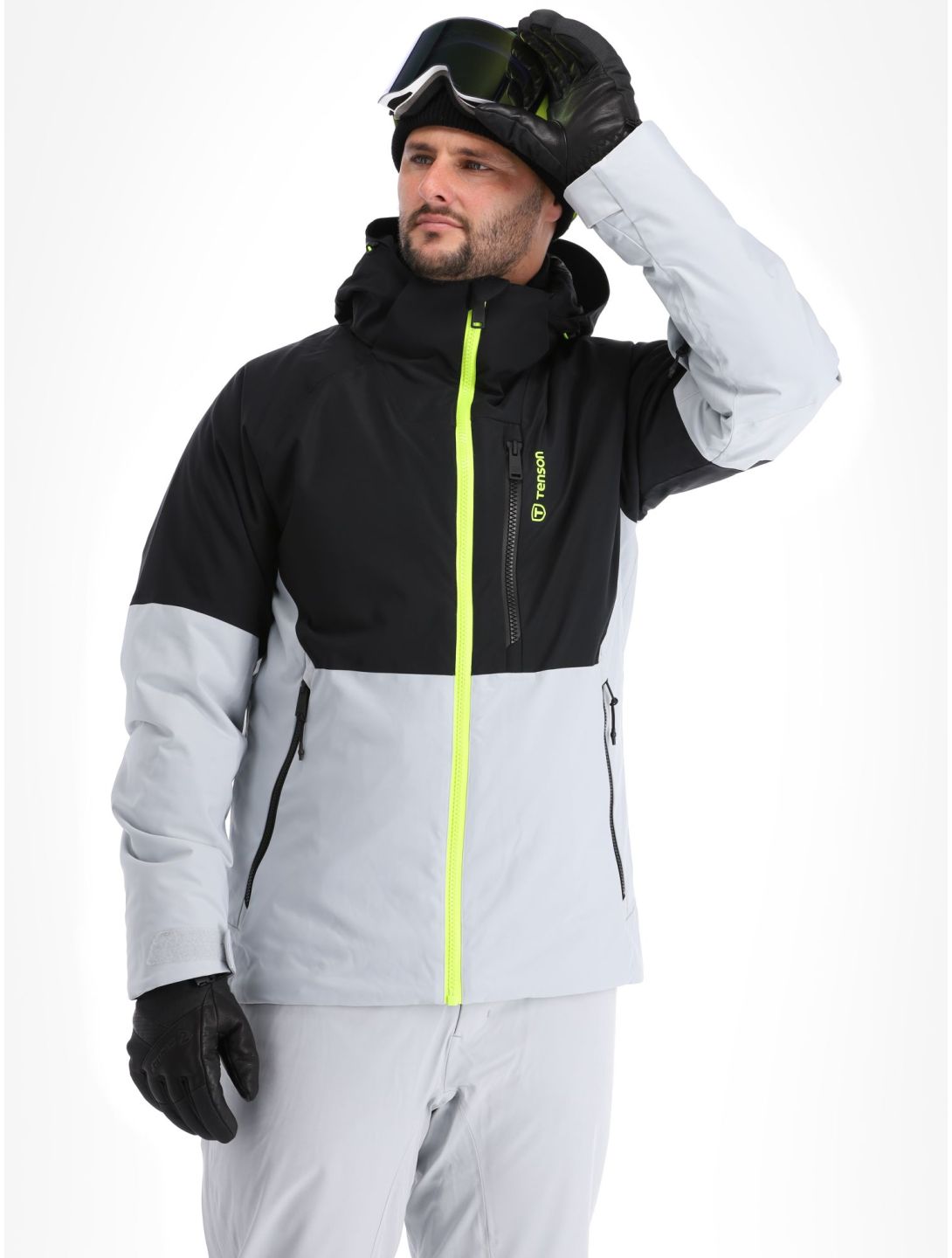 Tenson, Yoke MPC Extreme veste de ski hommes Light Grey gris 