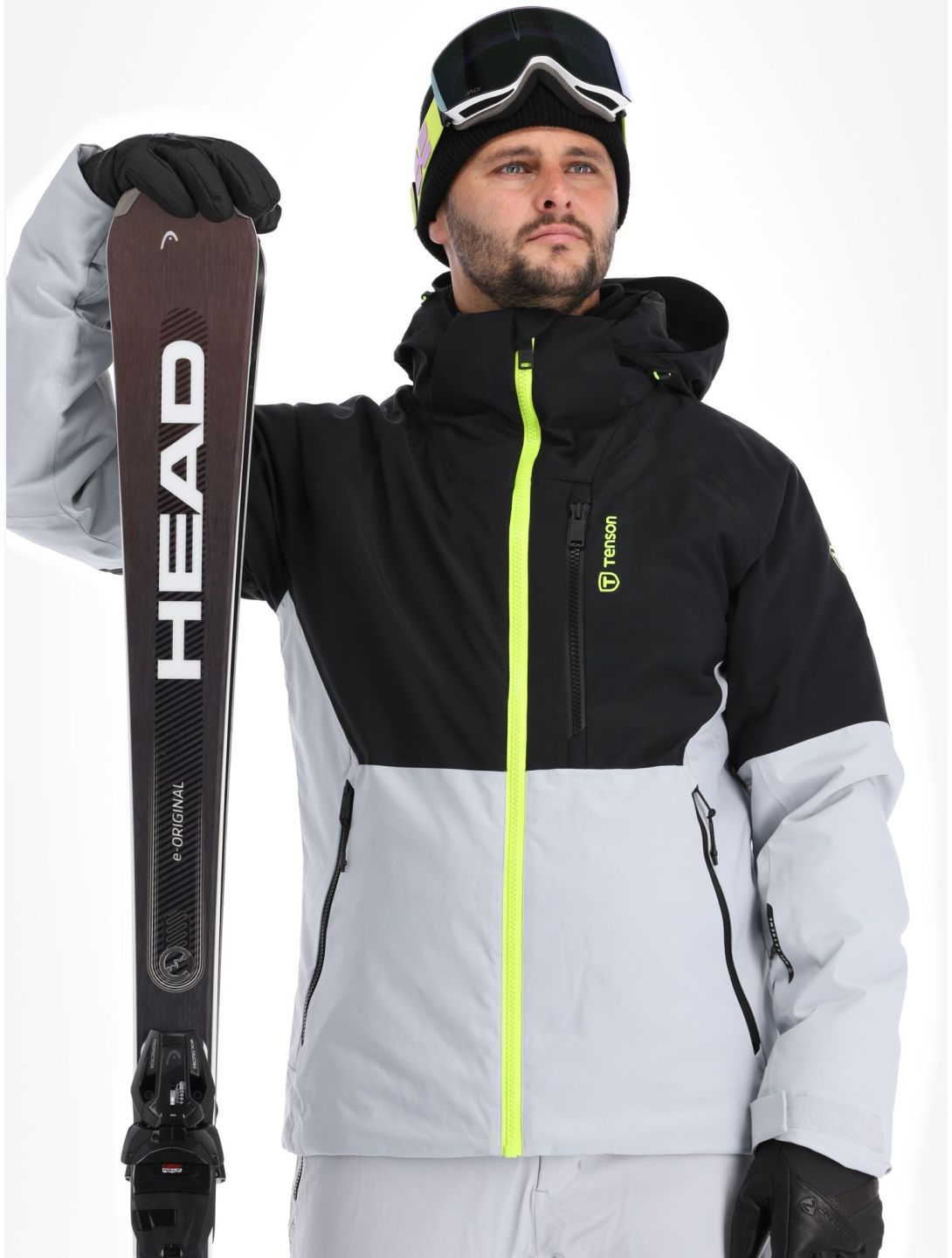 Tenson, Yoke MPC Extreme veste de ski hommes Light Grey gris 