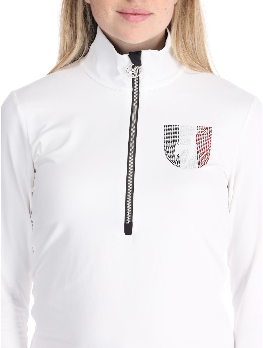 Toni Sailer, Aiumy pull de ski femmes Bright White blanc 