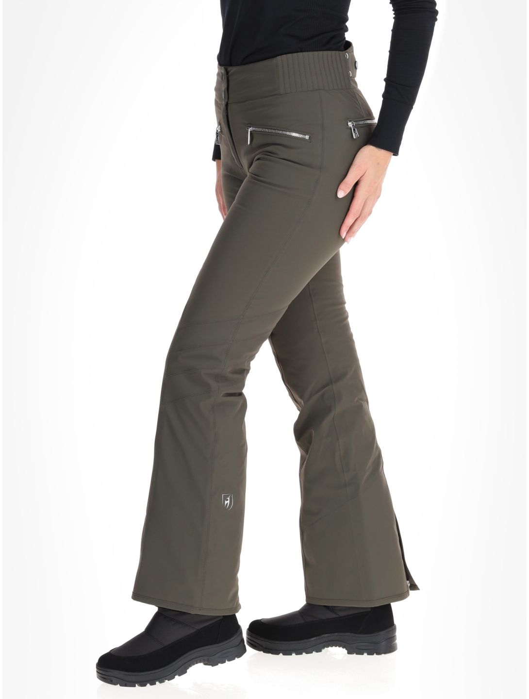 Toni Sailer, Alla pantalon de ski femmes Night Olive vert 