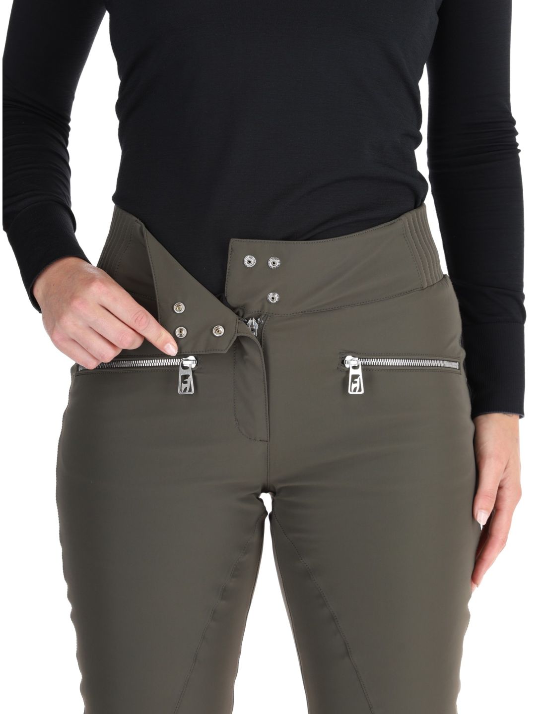 Toni Sailer, Alla pantalon de ski femmes Night Olive vert 