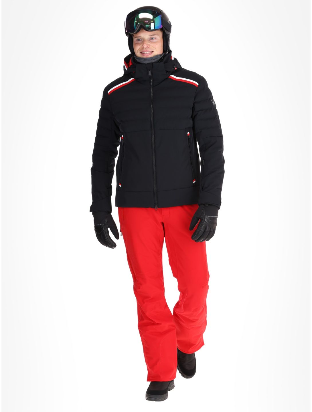 Toni Sailer, Lorenz veste de ski hommes Black noir 