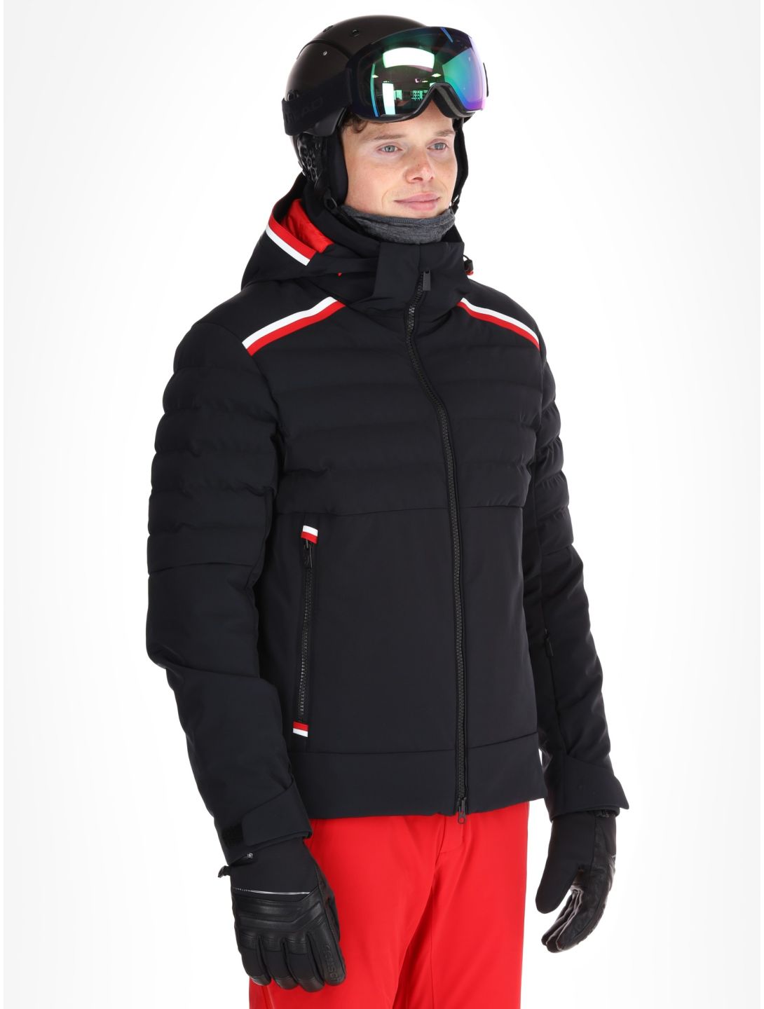 Toni Sailer, Lorenz veste de ski hommes Black noir 