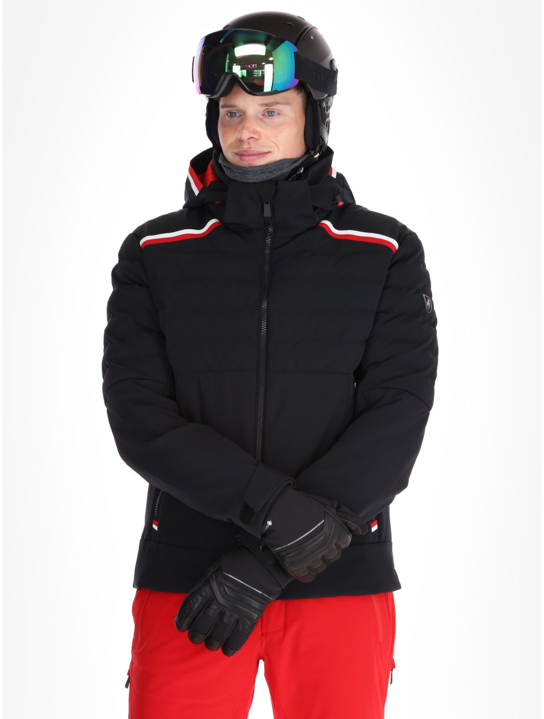 Toni Sailer, Lorenz veste de ski hommes Black noir 