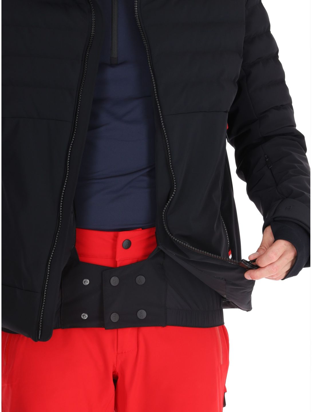 Toni Sailer, Lorenz veste de ski hommes Black noir 