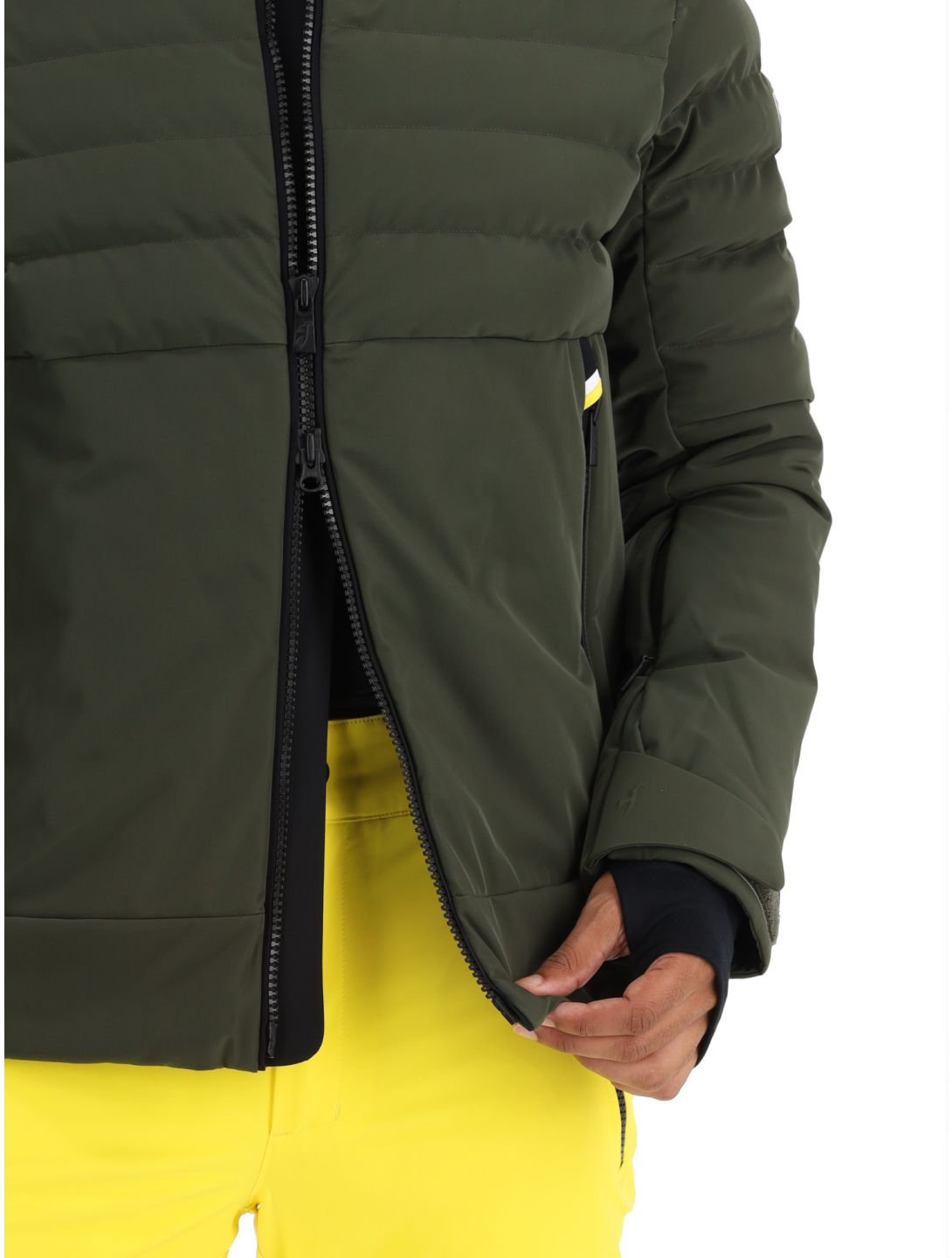 Toni Sailer, Lorenz veste de ski hommes Dark Pine vert 