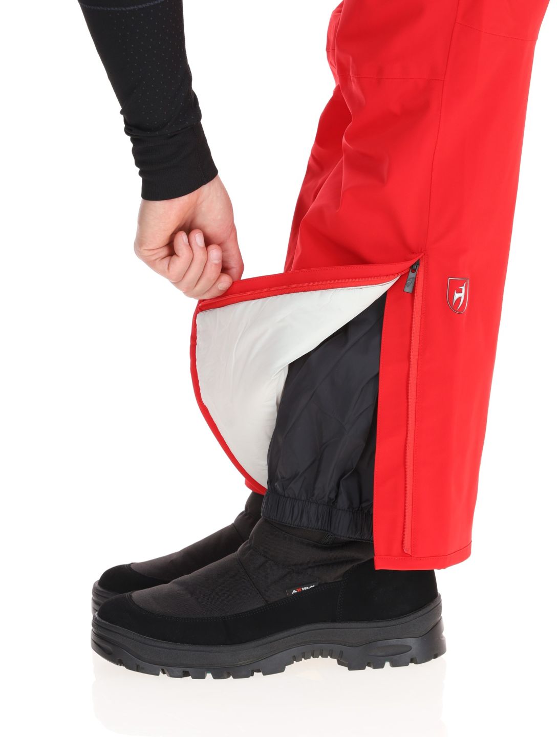 Toni Sailer, Nicky pantalon de ski hommes Signal Red rouge 