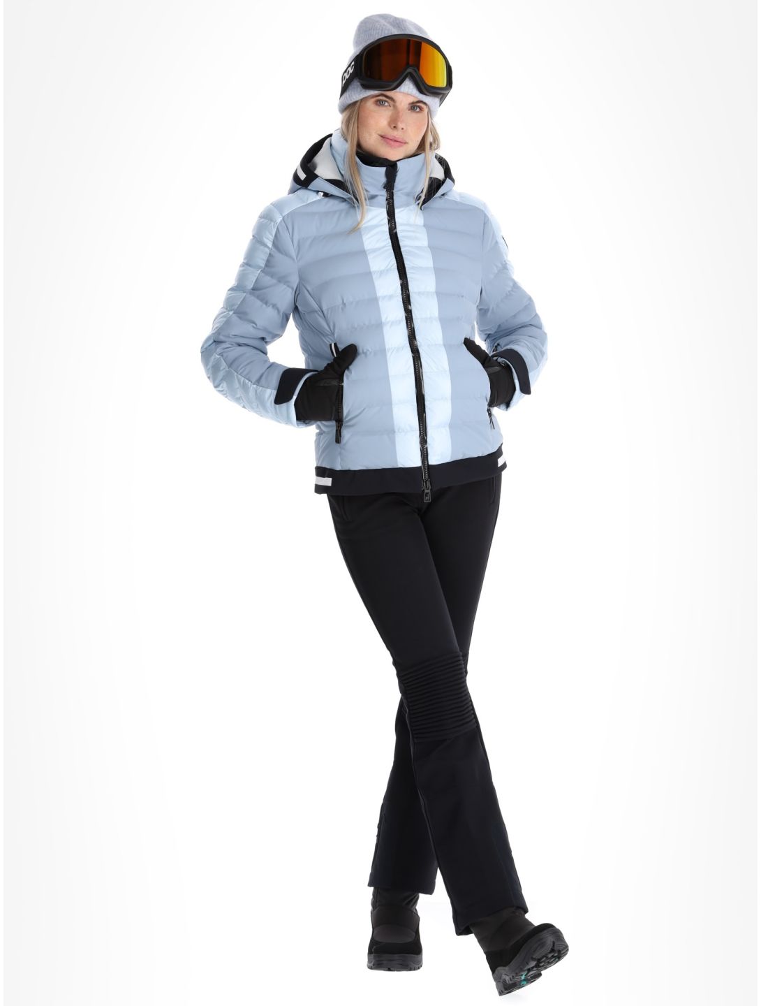 Toni Sailer, Norma veste de ski femmes Light Steel bleu 