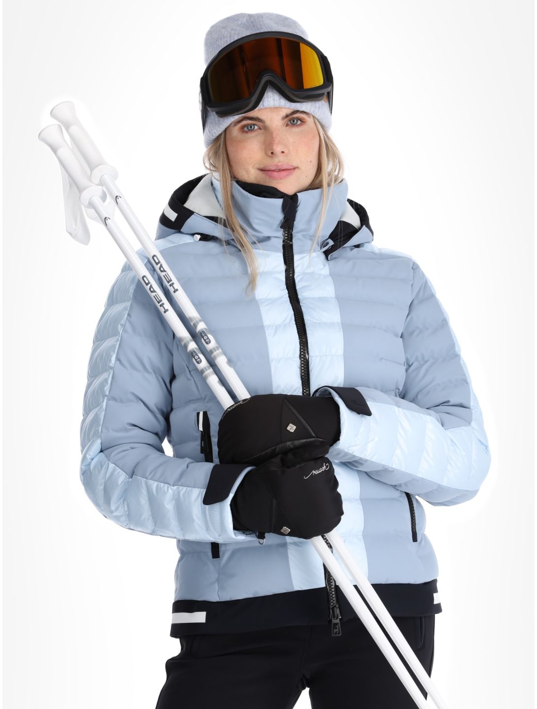 Toni Sailer, Norma veste de ski femmes Light Steel bleu 