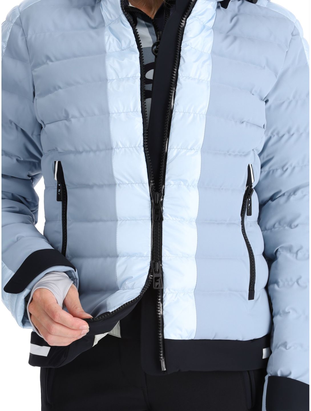 Toni Sailer, Norma veste de ski femmes Light Steel bleu 