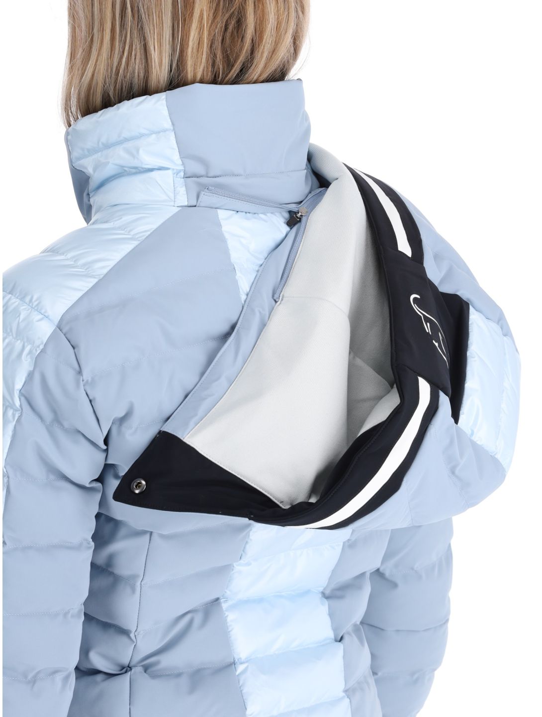 Toni Sailer, Norma veste de ski femmes Light Steel bleu 