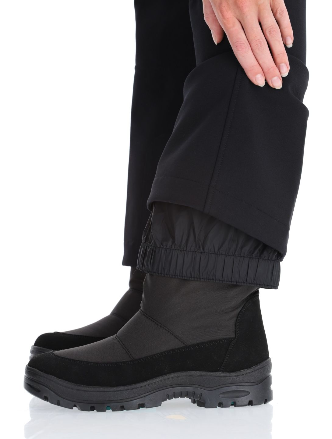 Toni Sailer, Pina pantalon de ski en softshell femmes Black noir 