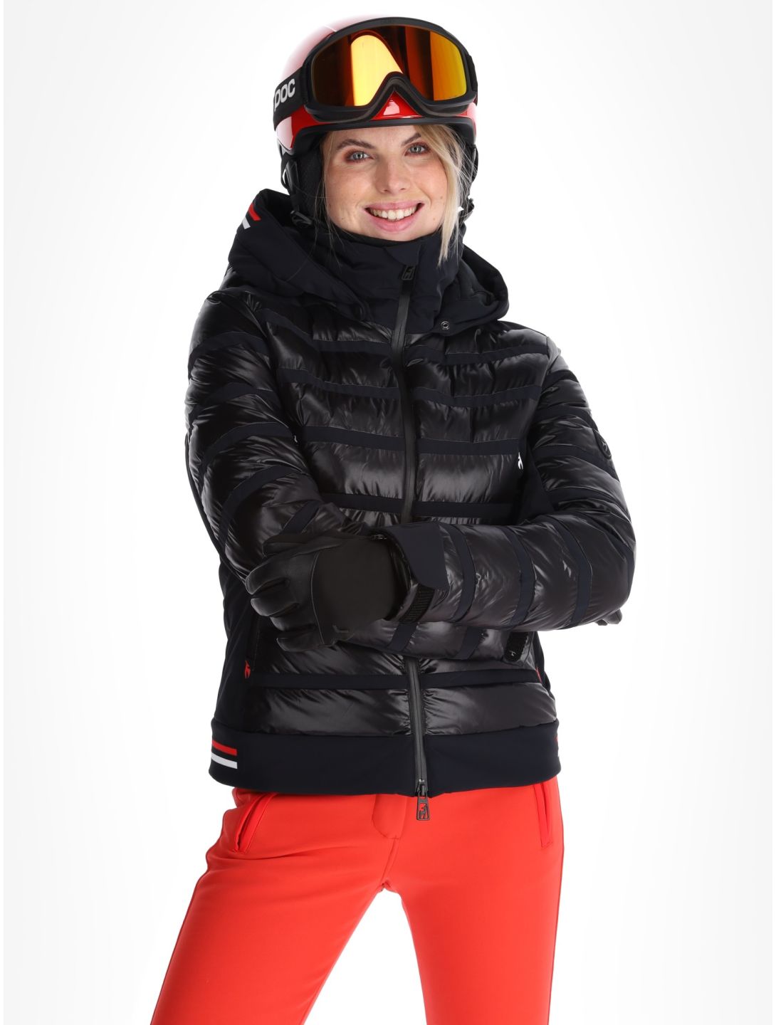 Toni Sailer, Rubie veste de ski femmes Black noir 