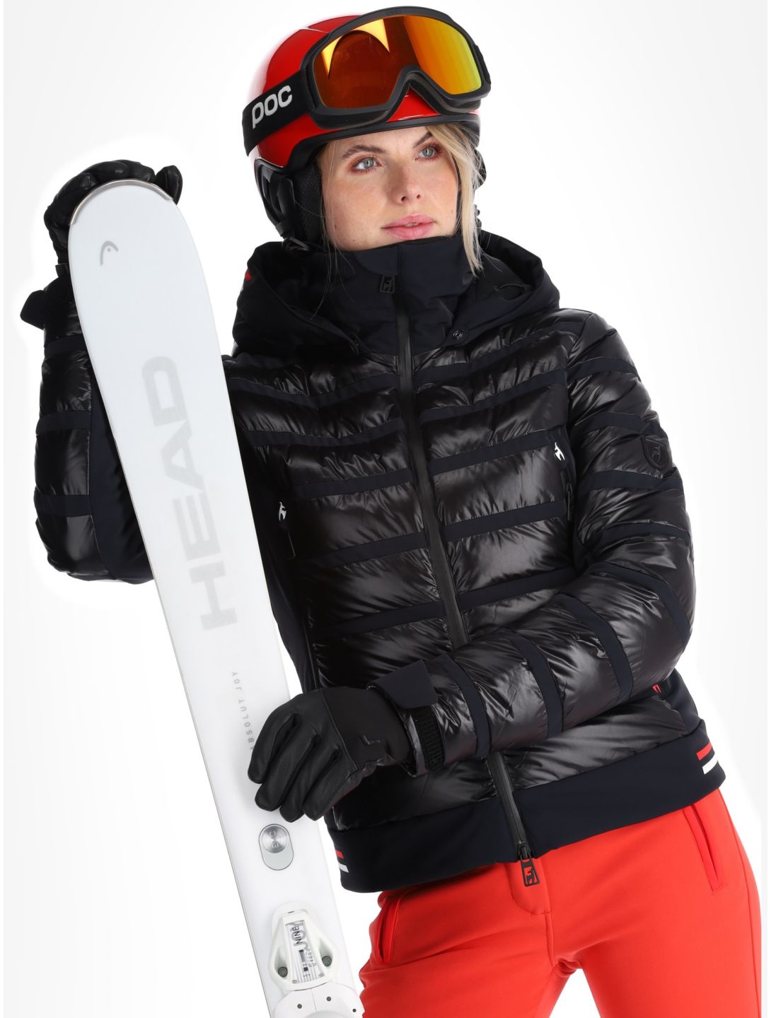 Toni Sailer, Rubie veste de ski femmes Black noir 