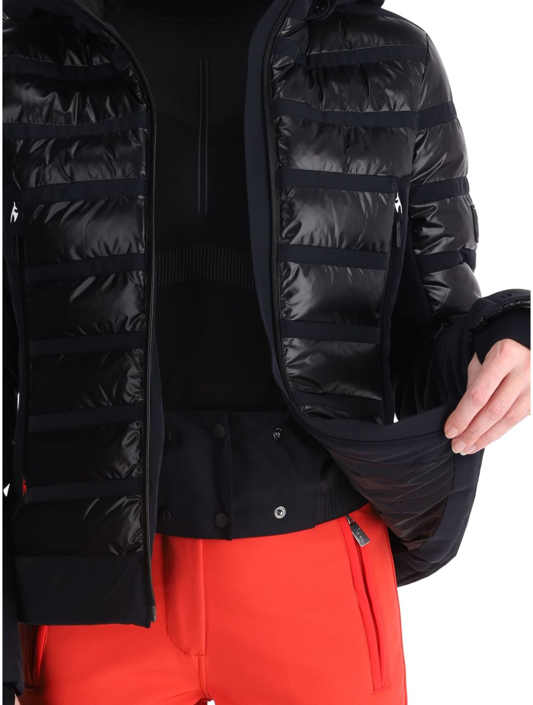 Toni Sailer, Rubie veste de ski femmes Black noir 