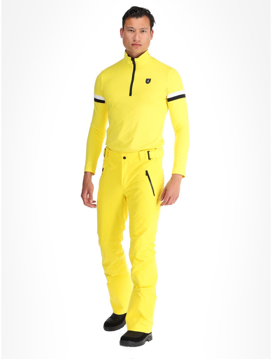 Toni Sailer, William pantalon de ski hommes Nepal Yellow jaune 