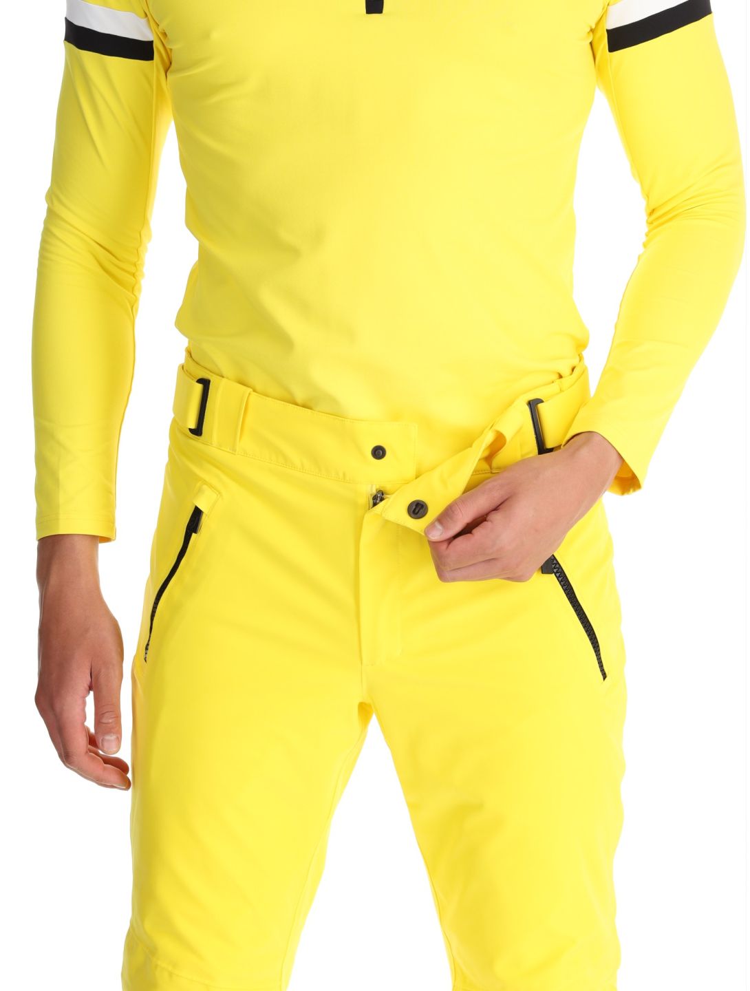 Toni Sailer, William pantalon de ski hommes Nepal Yellow jaune 