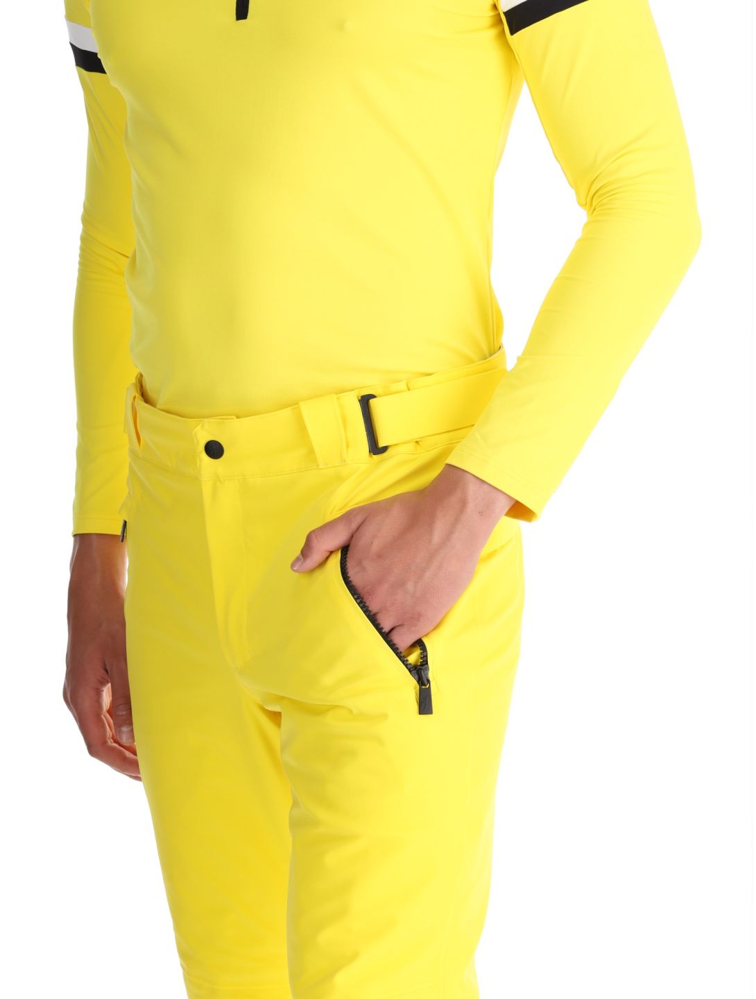 Toni Sailer, William pantalon de ski hommes Nepal Yellow jaune 