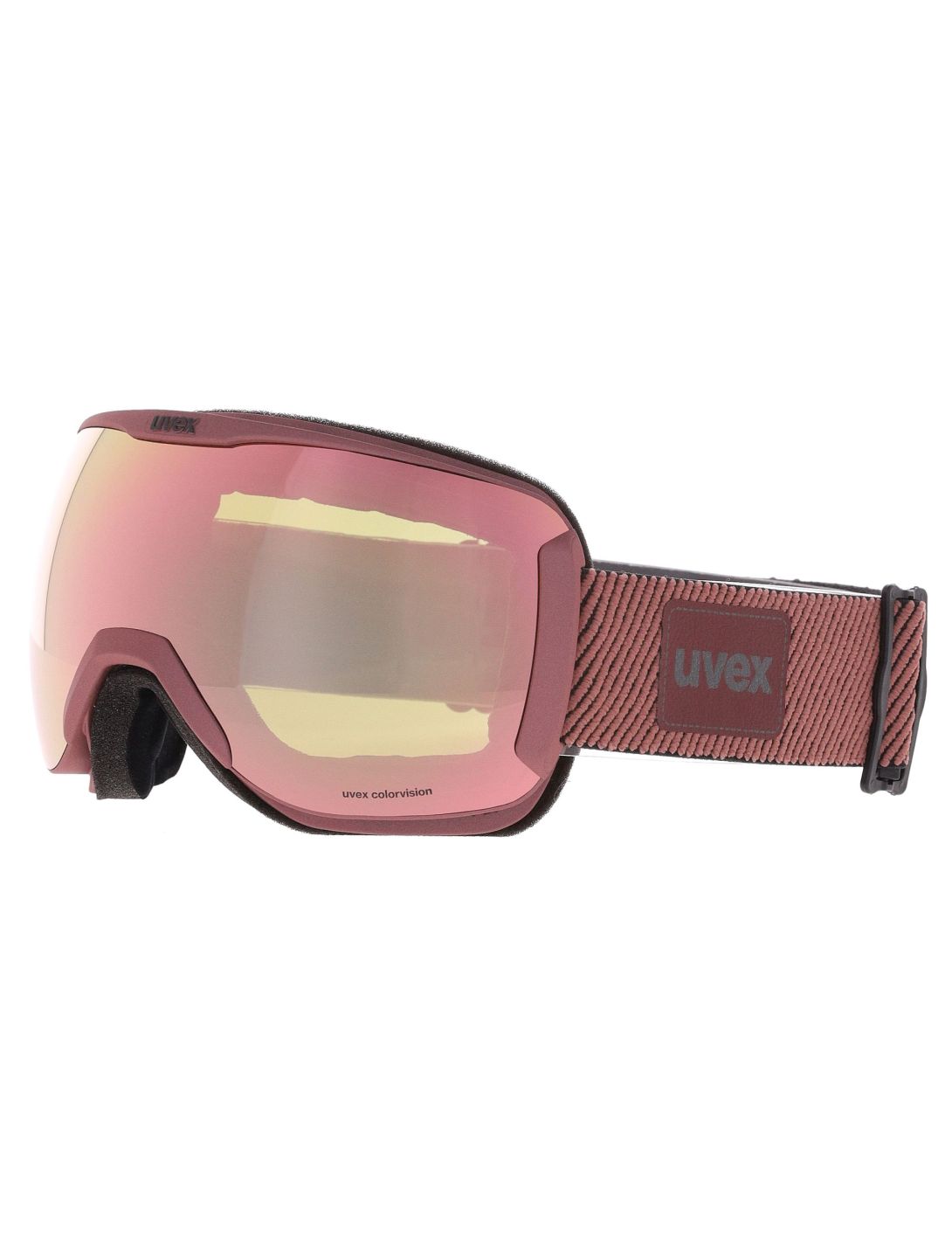 Uvex, Downhill 2100 CV S2 Planet lunettes de ski unisexe Antique Rose Matt/ Mirror Rose rose 