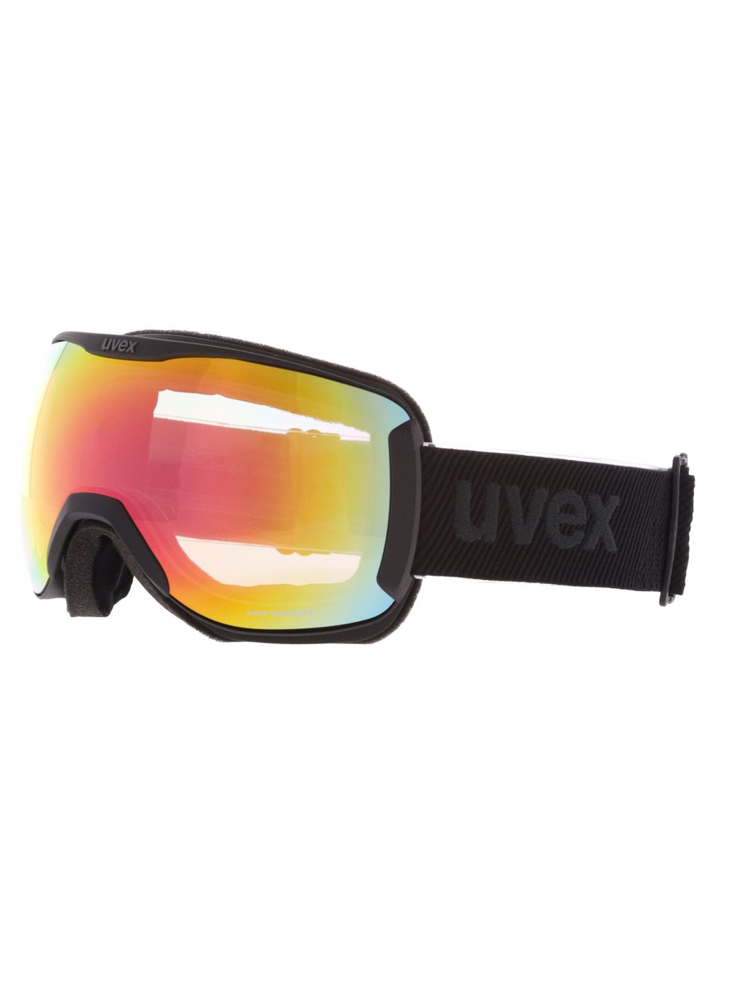 Uvex, Downhill 2100 V S1-3 lunettes de ski unisexe Black Matt / Mirror Rainbow noir 