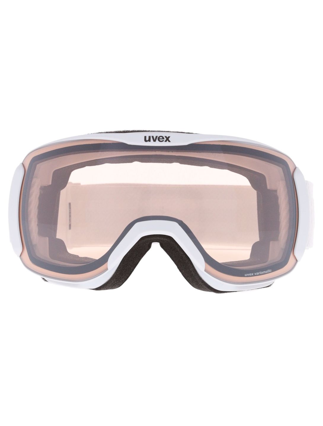 Uvex, Downhill 2100 V S1-3 lunettes de ski unisexe White Matt / Mirror Silver blanc 