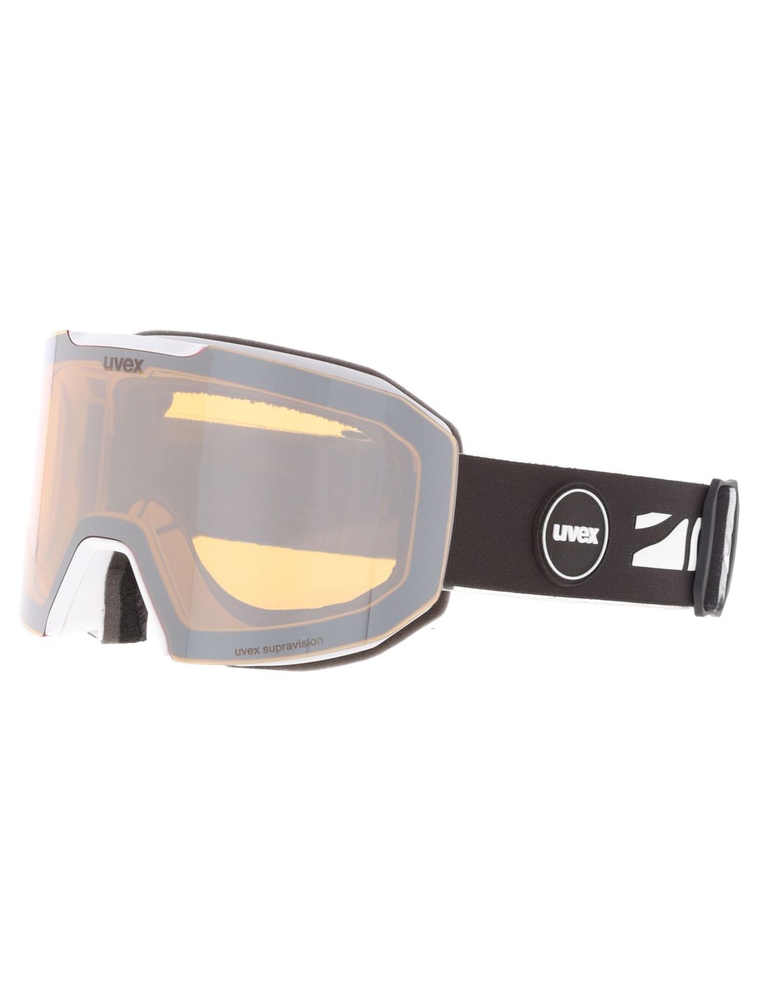 Uvex, Evidnt Attract Cv Dl/fm lunettes de ski unisexe White / Silver / Yellow argent, blanc, jaune 