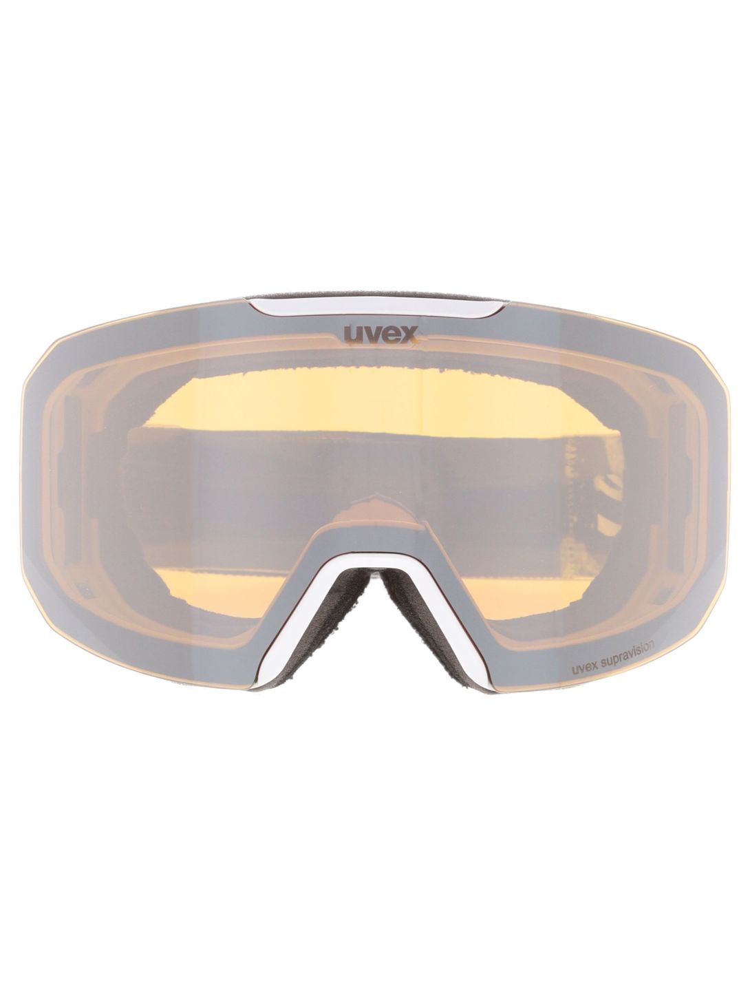 Uvex, Evidnt Attract Cv Dl/fm lunettes de ski unisexe White / Silver / Yellow argent, blanc, jaune 