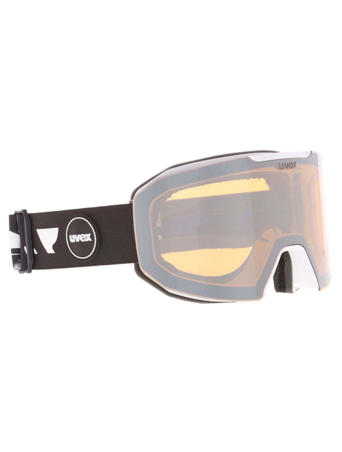 Uvex, Evidnt Attract Cv Dl/fm lunettes de ski unisexe White / Silver / Yellow argent, blanc, jaune 