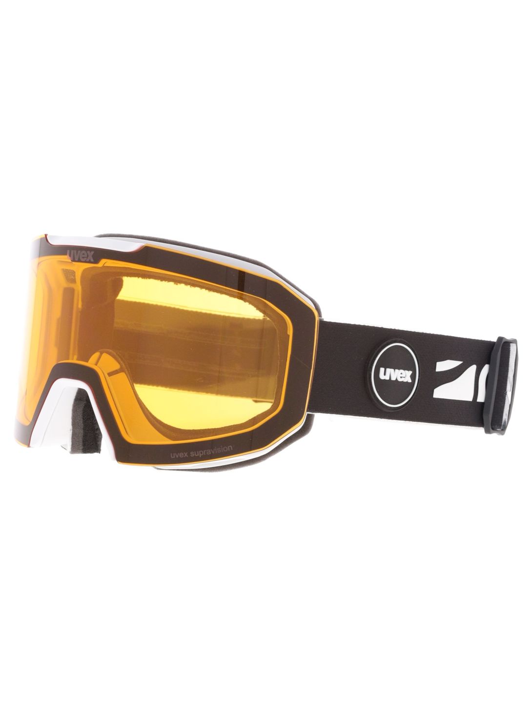 Uvex, Evidnt Attract Cv Dl/fm lunettes de ski unisexe White / Silver / Yellow argent, blanc, jaune 