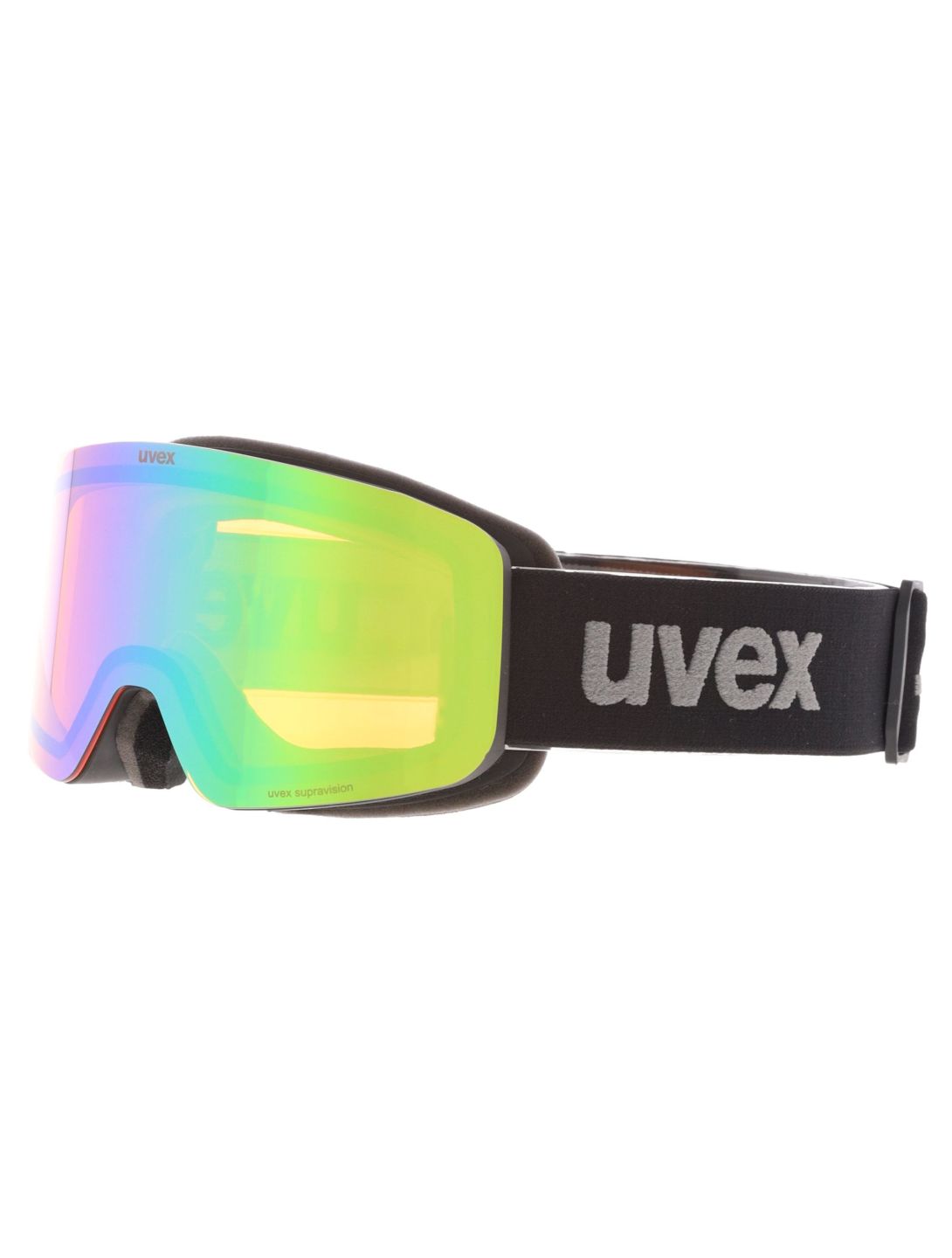 Uvex, Pwdr FM lunettes de ski enfants Black Matt/ Mirror Green noir, vert 