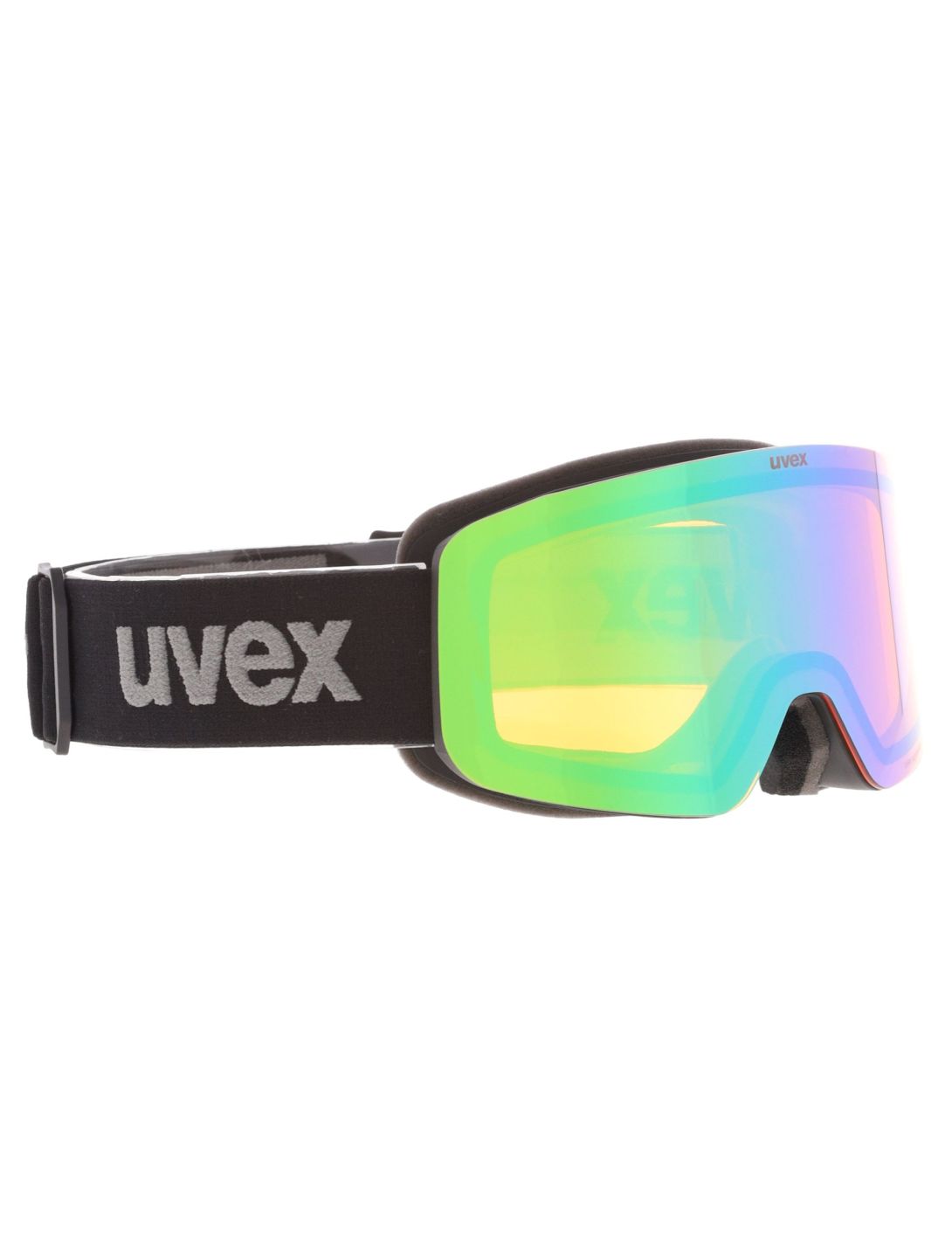 Uvex, Pwdr FM lunettes de ski enfants Black Matt/ Mirror Green noir, vert 