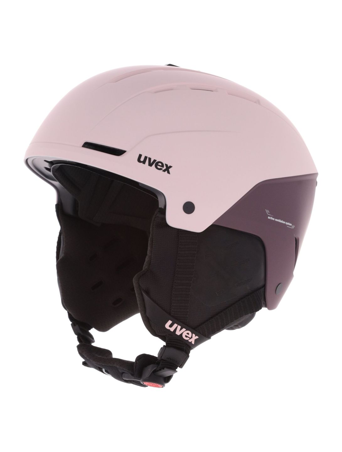 Uvex, Stance casque de ski unisexe Powder Plum Matt rose, violet 