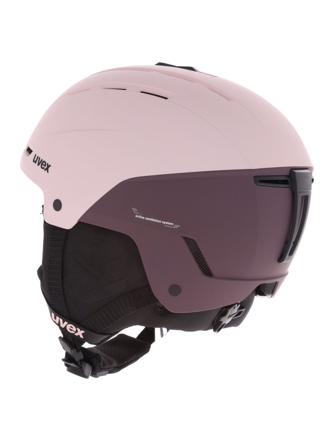 Uvex, Stance casque de ski unisexe Powder Plum Matt rose, violet 