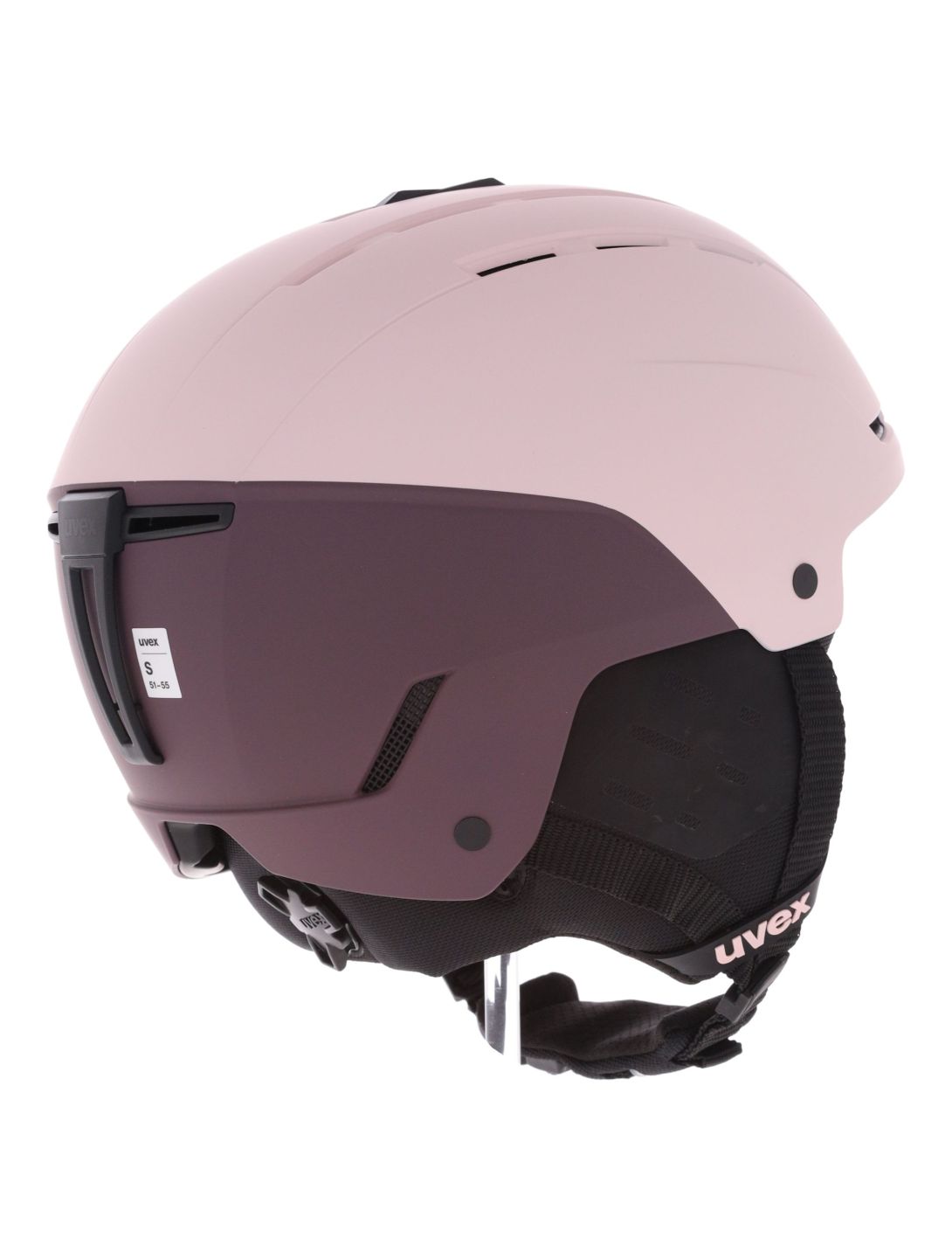 Uvex, Stance casque de ski unisexe Powder Plum Matt rose, violet 