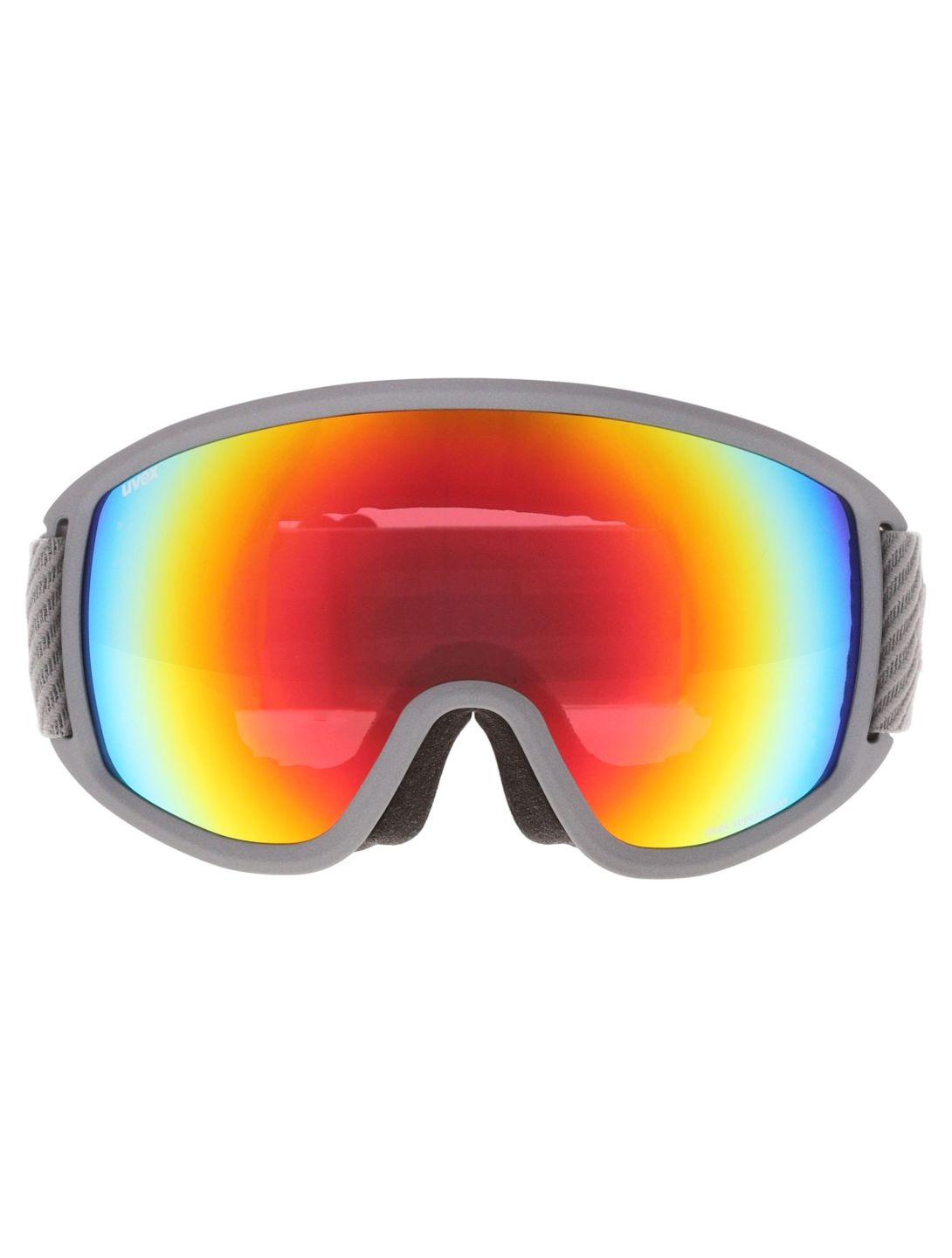 Uvex, Topic Fm lunettes de ski unisexe Rhino Matt / Rainbow Rose gris, multicolore 