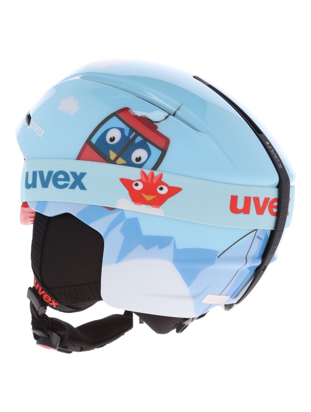 Uvex, Viti Set + Speedy Pro casque de ski enfants Light Blue Birdy bleu 